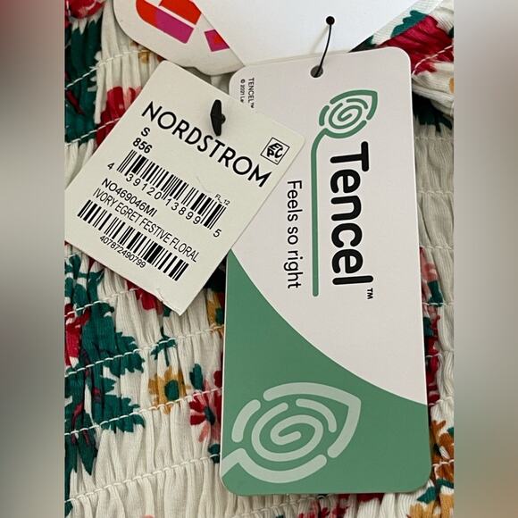 NEW ~ NORDSTROM ~ Moonlight Nightgown In Ivory Egret Festival S MODAL - Picture 6 of 8